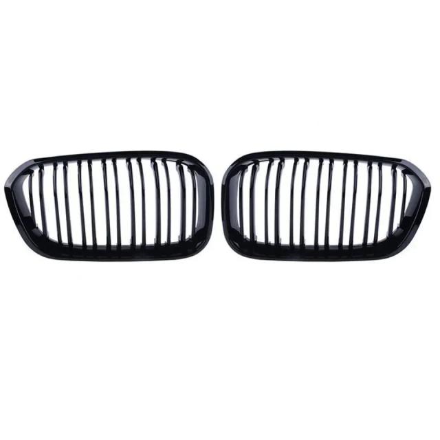 XVIP 1ペア フロントグリル BMW 1シリーズ F20 F21 2012-2019 用 グロスブラック キドニーグリル 交換用 レーシングフロントバンパーグリル 輸入品_17