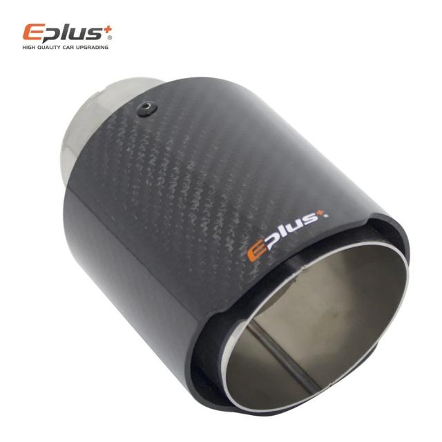 EPLUS 炭素調えり巻き手当て ユニバーサル直型ステンレス鋼しろがね色排気ガス取り合わせ インポート品