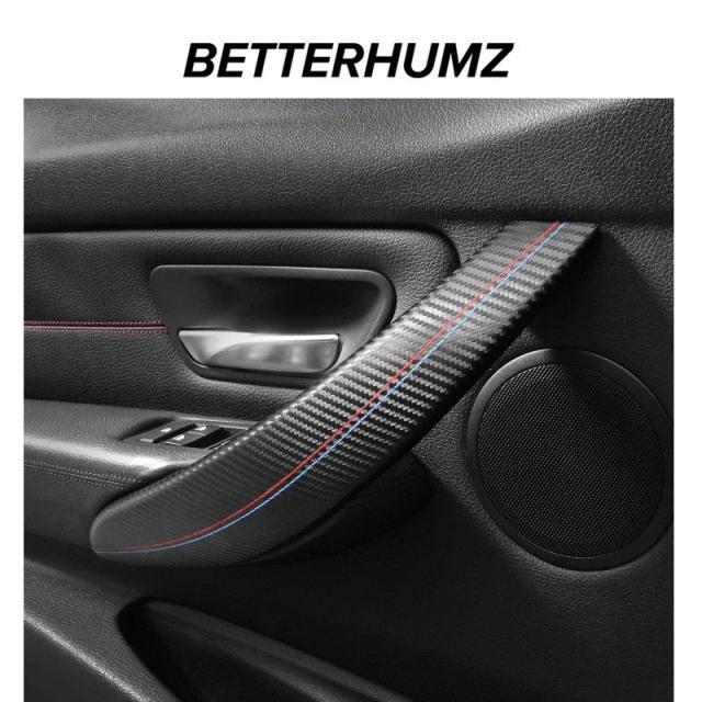 BMW F30 F32 F34 2013-2019 年式用 アルカンタラ インテリアトリム ドアプルハンドルカバー 2点セット 車内アクセサリー 輸入品_3