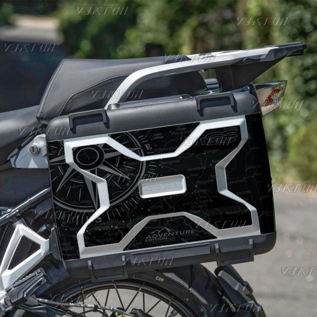 R1200GS・R1250GS トリプルブラック（2004-モデル）用 バイク バリオケース ステッカー サイドボックス スーツケース パニア 荷物保護デカール 輸入品_10
