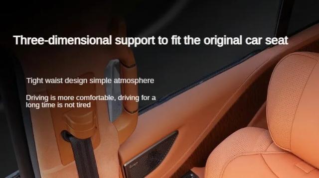 ユニバーサル ナッパレザー ソフトカーシートカバー 車内用 通気性シートクッション カーシートカバーフルセット カーシートクッション 輸入品_16