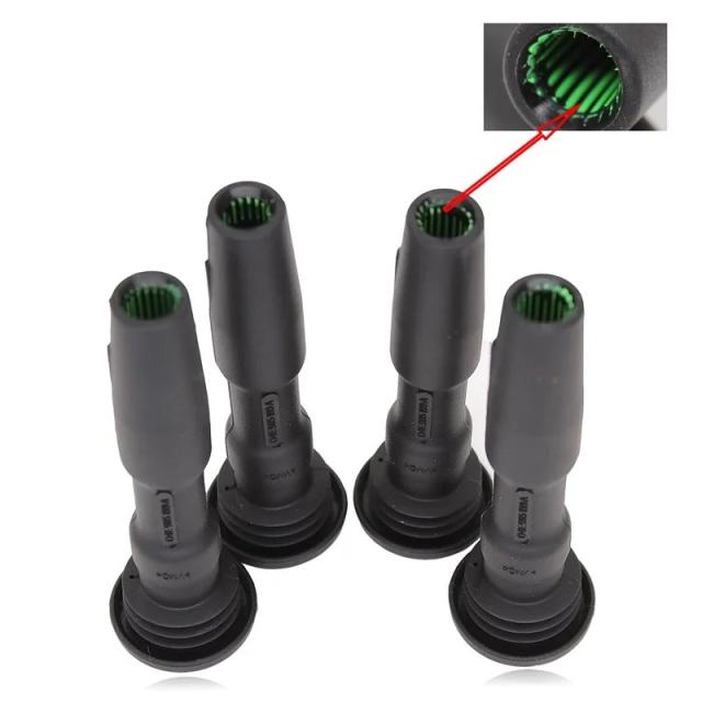 OEMイグニッションコネクター スパークプラグ用 A1 A3 Q3 ゴルフ ジェッタ ポロ シロッコ ティグアン イビザ レオン オクタビア イエティ 04E905199H A G 適合 輸入品