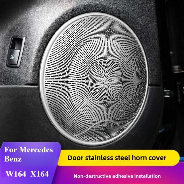 メルセデス・ベンツ 08-11年式 W164 X164 GL ML 専用 内装ドア ベースツイーターカバー 輸入品