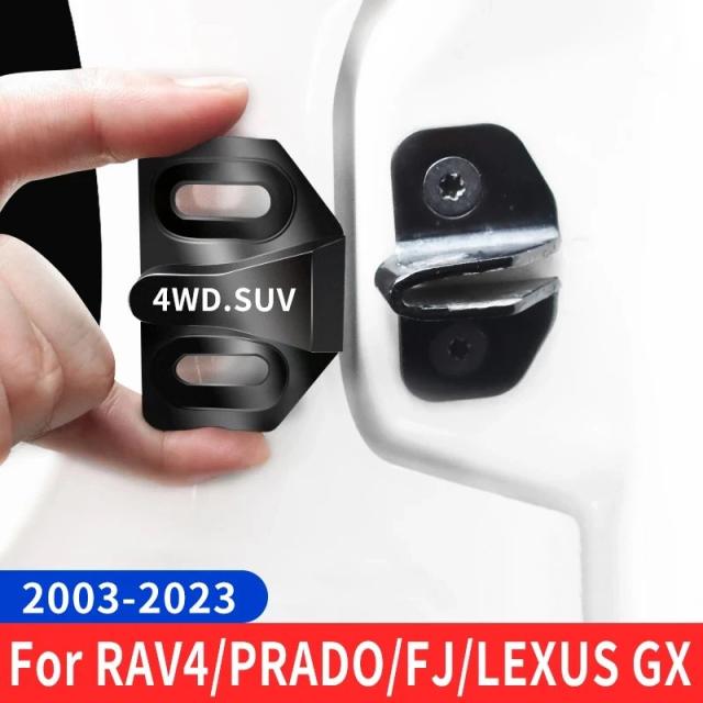 トヨタ プラド150 RAV4 テールゲートロック クルーザー FJ レクサスGX 用 トランクロック リアドア 防振 異音防止 アクセサリー 輸入品