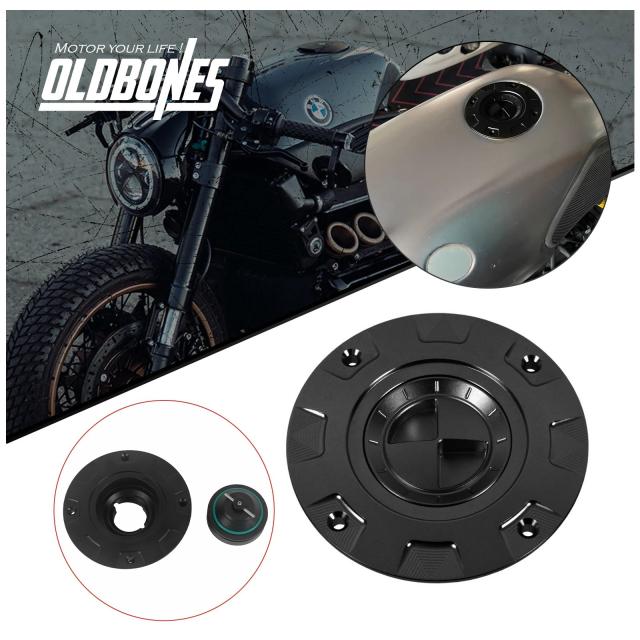 BMW Kシリーズ K1 K75 K100 K1100 K100RS (K589) K100LT (K589) 用 アルミ燃料タンクガスキャップ オイルキャップ 輸入品