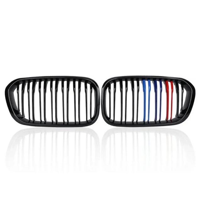 XVIP 1ペア フロントグリル BMW 1シリーズ F20 F21 2012-2019 用 グロスブラック キドニーグリル 交換用 レーシングフロントバンパーグリル 輸入品_19