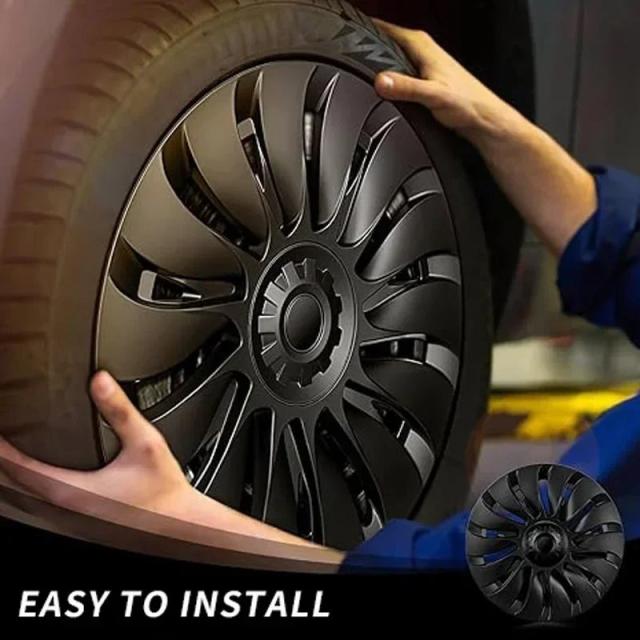 4個/1個 ホイールキャップ 高性能 自動車用 交換用 ハブキャップ フルリムカバー アクセサリー Tesla Model Y 19インチ ハブキャップ 2024 輸入品_2