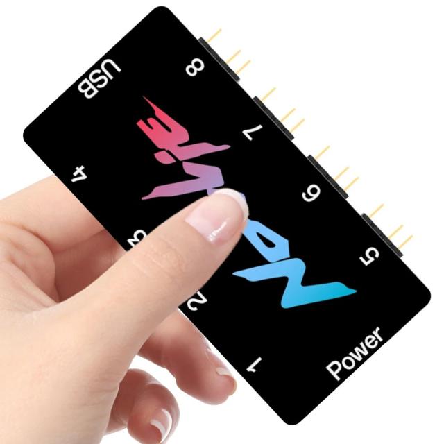 5V 3PIN ARGB コントローラー 8ポート アドレサブルRGB スプリッター Nollie SignalRGB OpenRGB 対応 PCケース 冷却ファン ライトストリップ用 輸入品_6