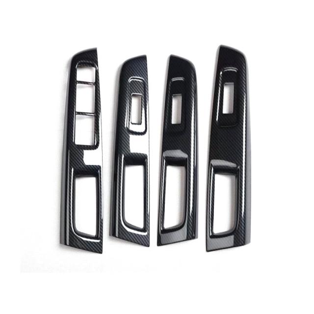 RHD スバルフォレスター 2008-2012 内装 ウィンドウスイッチ ドアハンドル シフトノブ フロントリア ドホルダー パネル エアコンベント カバー トリム 輸入品_9