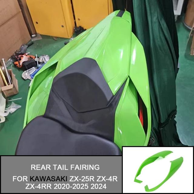 カワサキ ZX-25R / ZX-4R / ZX-4RR (2020-2025) 用 リアテールウィング スポイラー エアロダイナミック ウィングレット フェアリングキット 輸入品