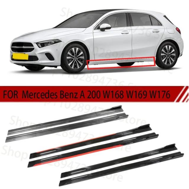 メルセデス・ベンツ A200 W168 W169 W176用 2.18M サイドスカートエクステンション リップスポイラー バンパーセパレーター 輸入品