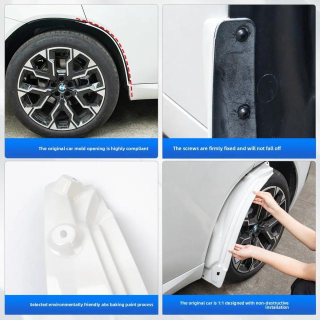 BMW X3 2025 G45 用 リア フェンダー 泥よけ マッドガード アンチスプラッシュ ガード 外装アクセサリー 輸入品