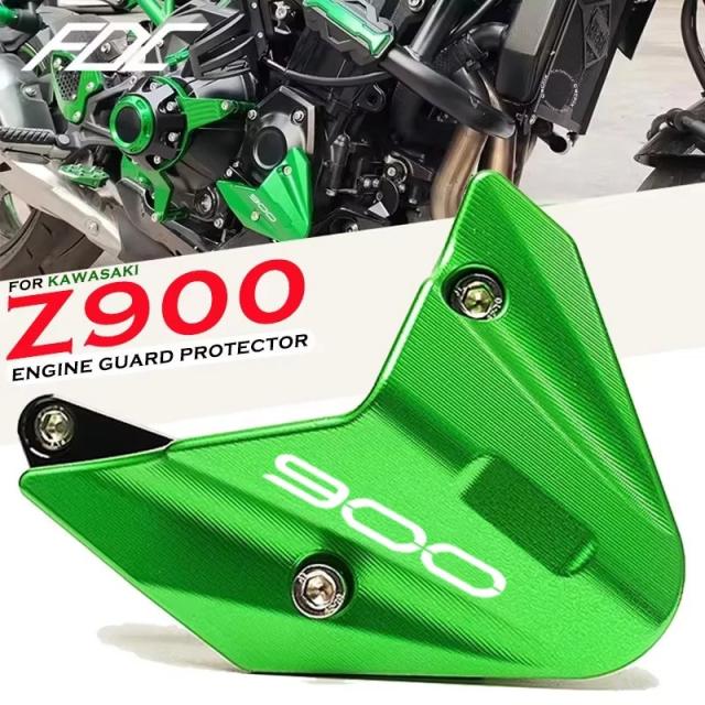 カワサキ Z900 ABS SE 2017-2023 モデル用 CNCアルミ製エンジンガード プロテクター 衝突防止シールド アクセサリー 輸入品