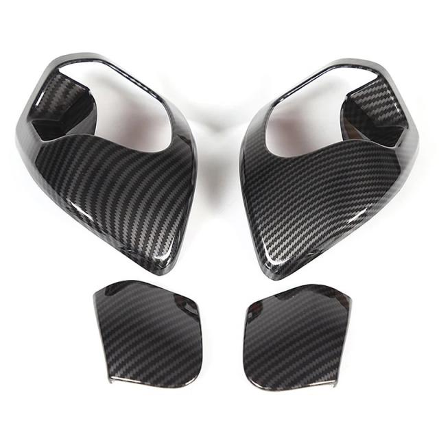 BMW 2シリーズ F22 F23 2014-2019 2ドア 用 ABSカーボン調 フロントシートリフタースイッチカバー 装飾カバー 輸入品_6