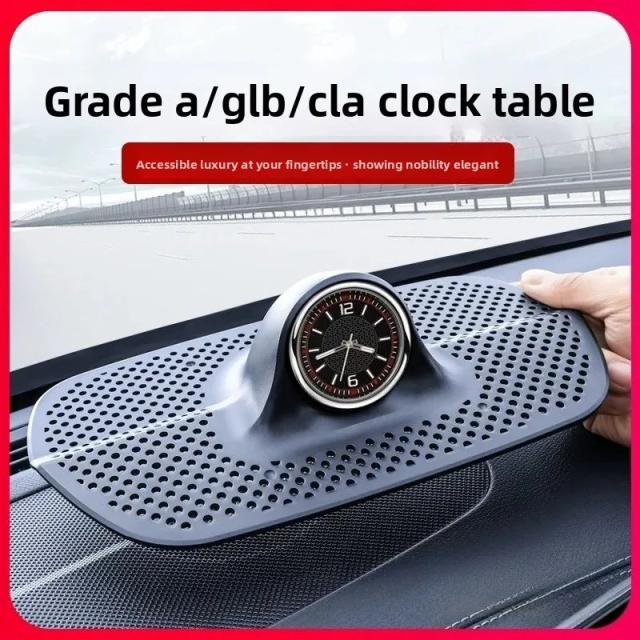 メルセデス・ベンツ W177 GLA C118 CLA GLB X247 用 改造センターコンソール ホーンクロック デコレーション 2020-2025 輸入品
