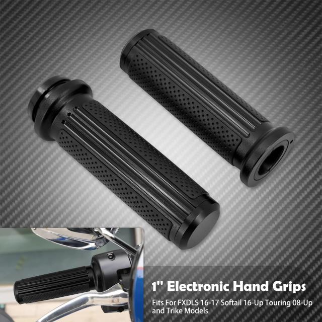 オートバイ用1インチ（25mm）電子スロットルハンドルバーグリップ CNC加工 ハーレーツーリング・ロードストリート・エレクトラグライド・ソフテイル・ファットボーイ対応 輸入品_11