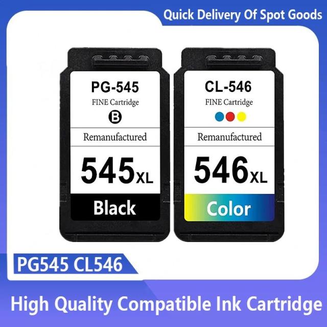 互換 PG545 545XL 546XL インクカートリッジ リプレイスメント Canon 545 CL546 対応 Pixma MG3051 MG3052 MG3053 MX490 プリンター用 輸入品