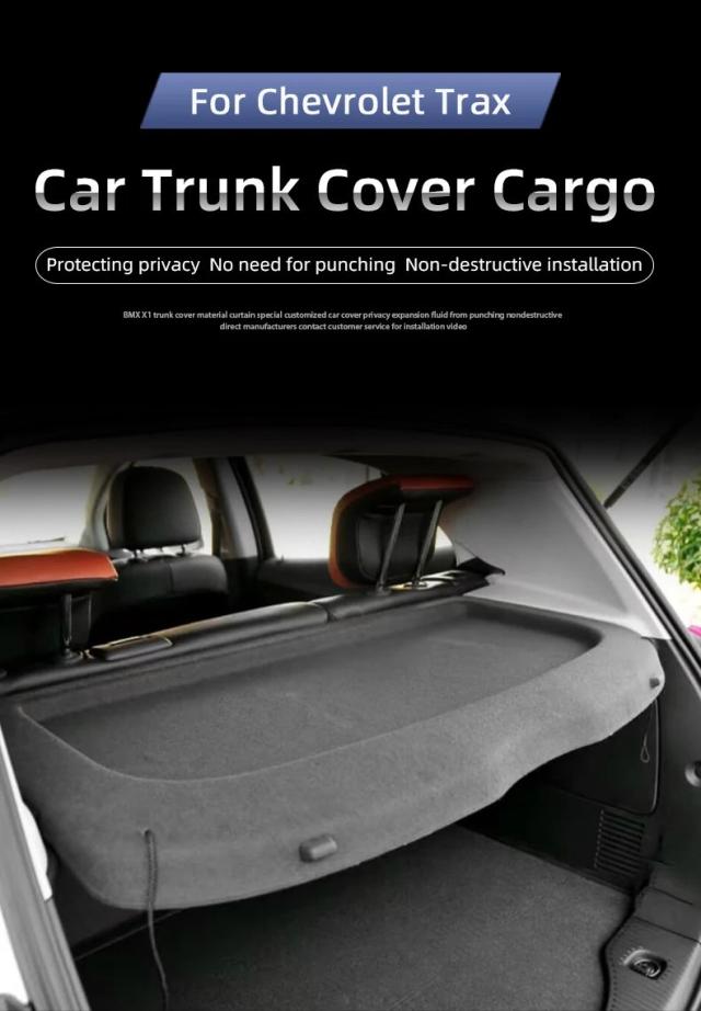 シボレートラックス 2014-2018 専用 非収納式 トランク荷物カバー 荷物ラック のぞき見防止 車内インテリアアクセサリー 輸入品
