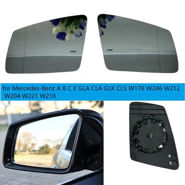 メルセデス・ベンツ A B C E GLA CLA GLK CLS W176 W246 W212 W204 W221 W218 用 ヒーテッド 部屋の入り口鏡鑑 側面鏡鑑 鏡鑑玻璃 水晶体 取り替えっこ用 インポート品