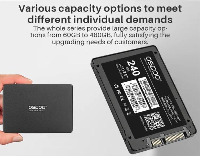 OSCOO 120GB/240GB SATA3 2.5インチ 内蔵SSD ノートPC用 ハードドライブ 輸入品_9