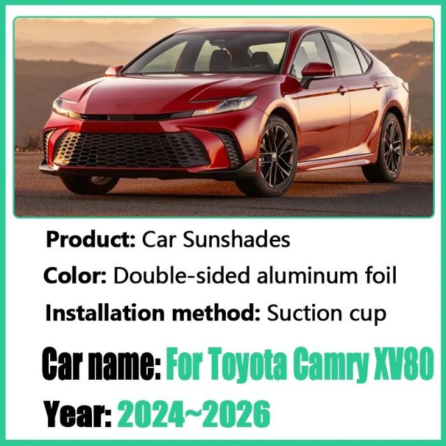 トヨタ カムリ XV80 2024 2025 2026 年式 用 フルカバー サンシェード 車 カバー サイド ウィンドウ バイザー UVカット 遮熱 プライバシー 保護 自動車 アクセサリー 輸入品_7