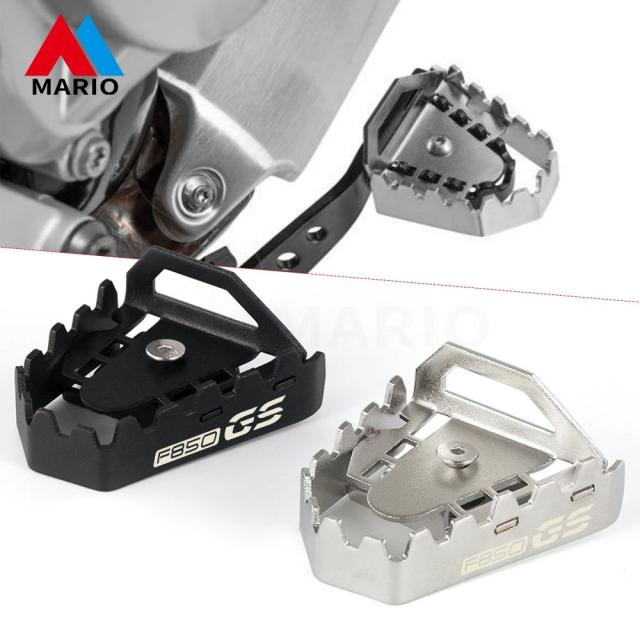 F750GS フットレバーペダル押しひろげる押しひろげる リアブレーキペグパッドエクステンダー BMW F850GS F750GS 850GS F850 F750 850 750 GS  新型 インポート品