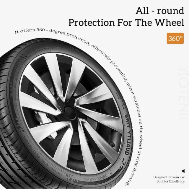 テスラモデルYジュニパー 2025-2026 19インチ 専用 ホイールカバー 4枚セット フルリム ハブキャップ 自動車ホイールカバー 輸入品