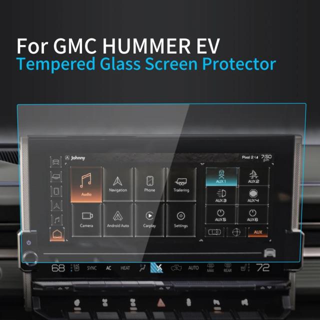 GMCハマーEV 23 舵取り用 鉄道車両付属品 画面防御すること 一元管理玻璃 鉄道車両ステッカー プロテクティブフィルム インポート品