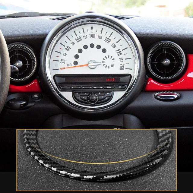 BMW MINIクーパー R55 R56 R57 R58 R59 R60 R61 用 カーボン調 内装 保護カバー ABS 装飾ステッカー 輸入品_2
