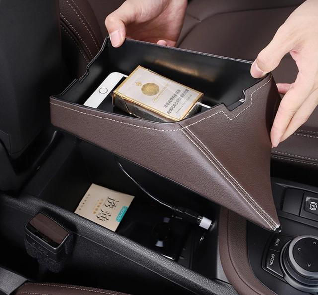 BMW X1 F48・X2 F39専用 センターアームレスト納めるボックス席 コンソールオーガナイザー 室内装飾御盆 2016-ひな型 車載付属品 インポート品