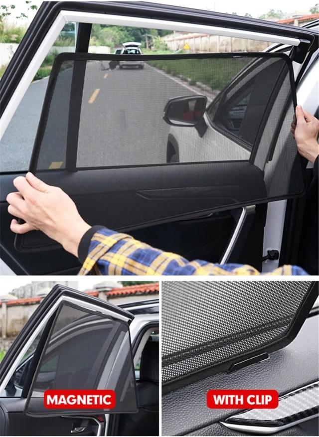 トヨタ ランドクルーザー プラド J150 専用 カスタム マグネット式 サンシェード フロントウィンドシールド メッシュカーテン 2010-モデル 輸入品_9