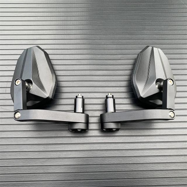 ドゥカティモンスター対応 CNC リアビュー サイドミラー ハンドルバーエンドミラー 695 696 796 797 821 1100 1200 1200S 1200R S2R 適合 輸入品_14