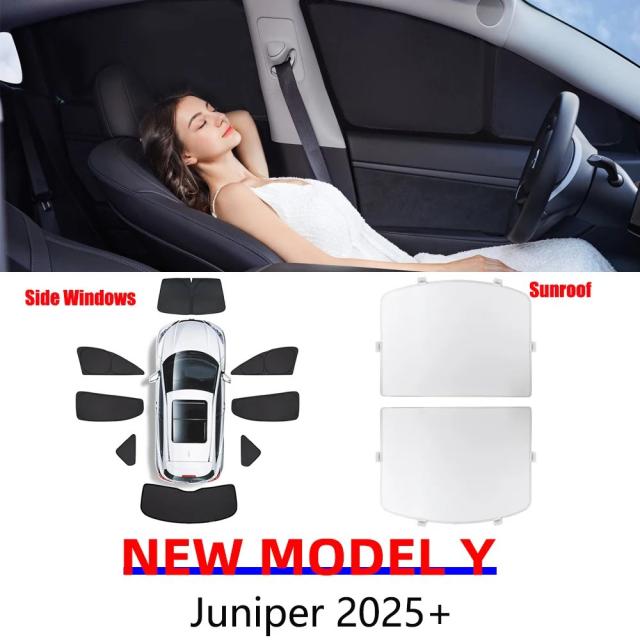 テスラ ひな型Y ジュニパー 発売 日がさ 向こう正面 後押し 側面風窓 日よけ 向こう正面玻璃 サンバイザー アウトドア 難民キャンプ 付属品 インポート品