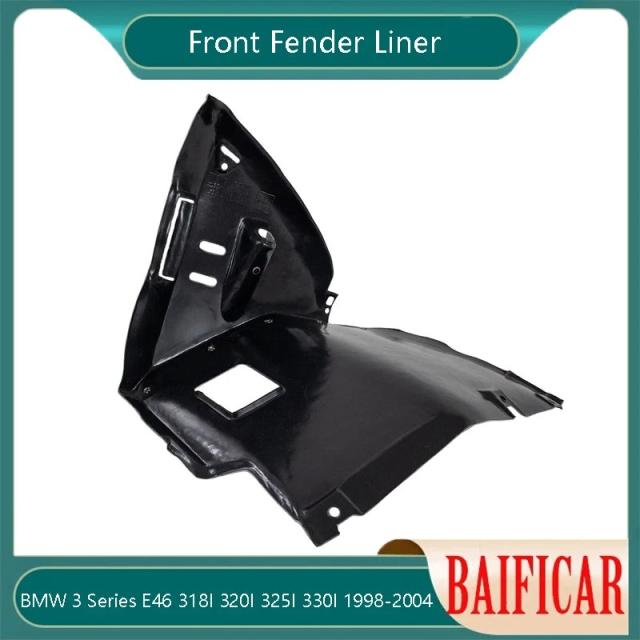 バイフィカー フロントフェンダーライナー 51718224986 51718224985 BMW 3シリーズ E46 318i 320i 325i 330I 1998-2004年用 輸入品