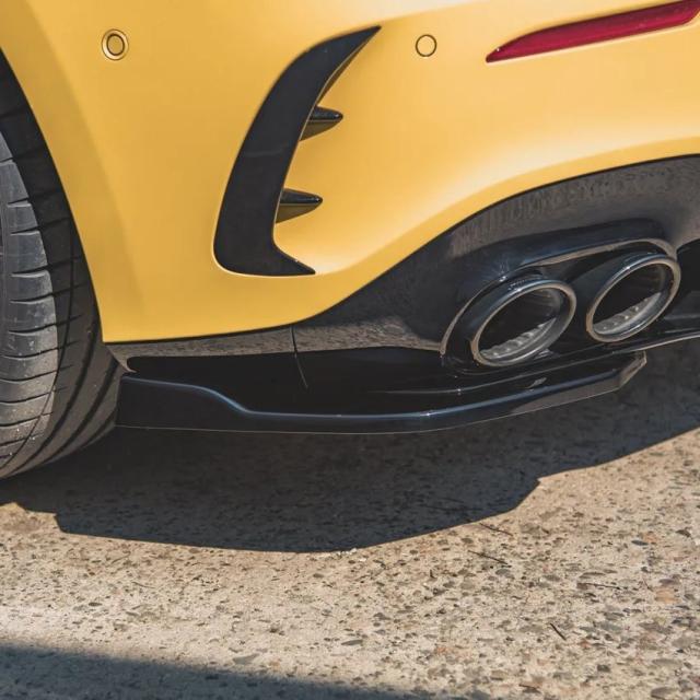 メルセデス・ベンツ Aクラス W177 V177 用 リアバンパーリップディフューザー スプリッター スポイラー 傷防止 2019 2020 2021 2022 2023 輸入品