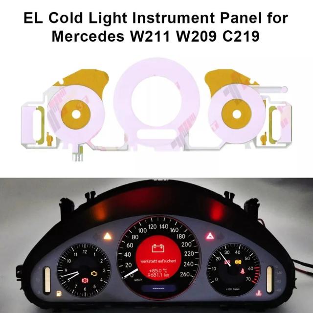 ELコールドライト インパネ メルセデス W211 W209 C219 専用 輸入品