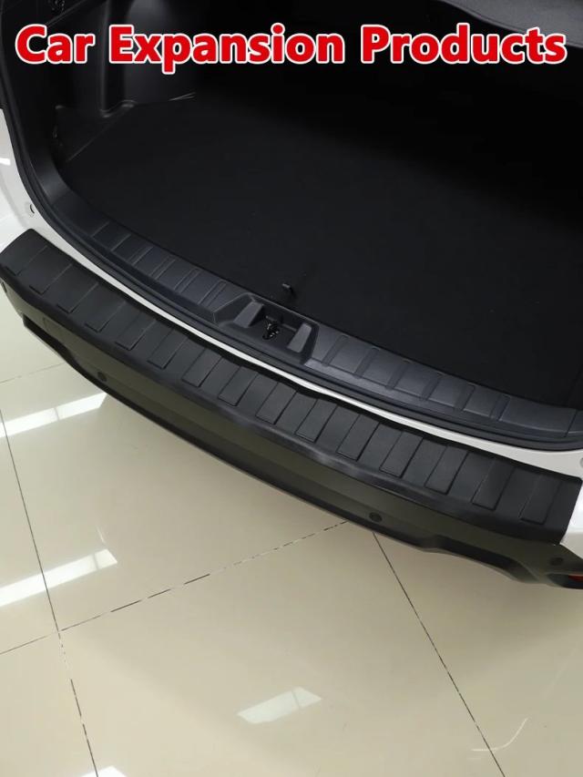 スバル フォレスター 2019-2024 専用 TPE ブラック トランクバンパーガード 保護ステッカー 車用アクセサリー 輸入品_11
