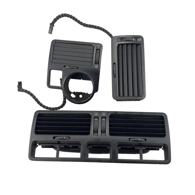純正ブラック 計器用エアアウトレット セントラルエアコン吹き出し口 VW ゴルフ4 ジェッタ ボーラ MK4 R32 GTI 1999-2004 専用 輸入品_7