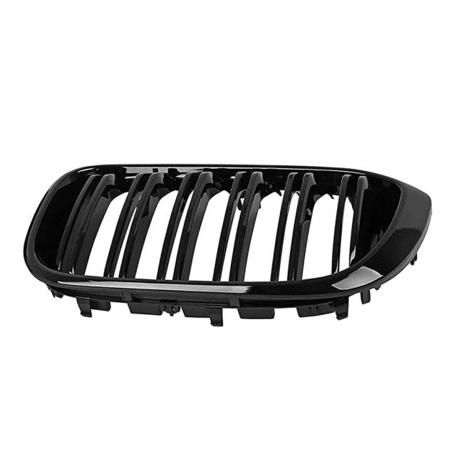 BMW 3・4・X3・X4・G01・G02・G08（2018-）用 フロントボネットキドニーグリル 2ラインデュアルスラット 光沢ブラック レーシンググリル 1ペア 輸入品_4