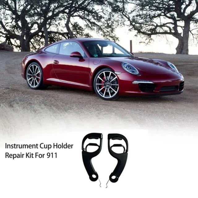 ポルシェ997 987 991 ボクスター ケイマン 05-12年用 ダッシュドリンクホルダー 99755229403/2 交換用フロント計器カップホルダー 99155219401 輸入品_9
