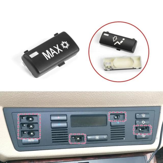 14点仕かける 車用空調設備・暖房器 古典派音楽取り締まる スイッチボタンカバー BMW 5続きもの E39 X5 E53 1996-2002年 純然たる品番 64116915812 インポート品
