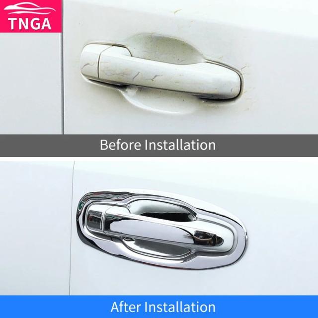 2008-式 トヨタ ランドクルーザー200 LC200 FJ200 用 ステンレス製 ドアハンドル カバー アクセサリー 改良型 2021 2020 2019 2018 2017 2016モデル対応 輸入品_3