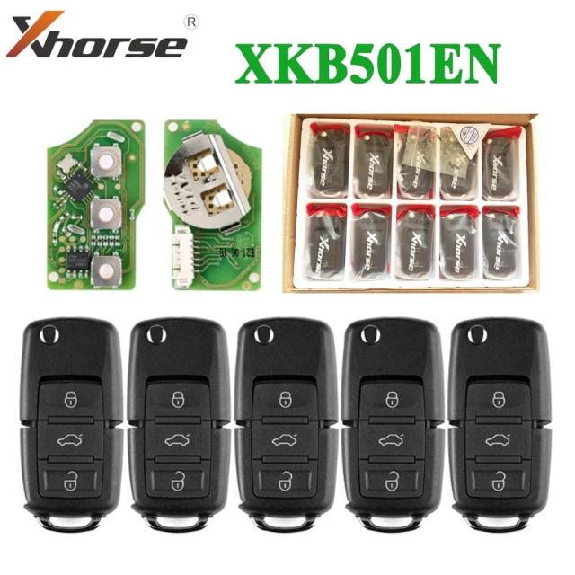 5/10個セット Xhorse XKB501EN IS XKB520EN 対応 VWフォルクスワーゲン B5 タイプ3 ボタン ユニバーサルワイヤーリモートカーキー VVDI2 VVDIキーツール用 輸入品 19,674円