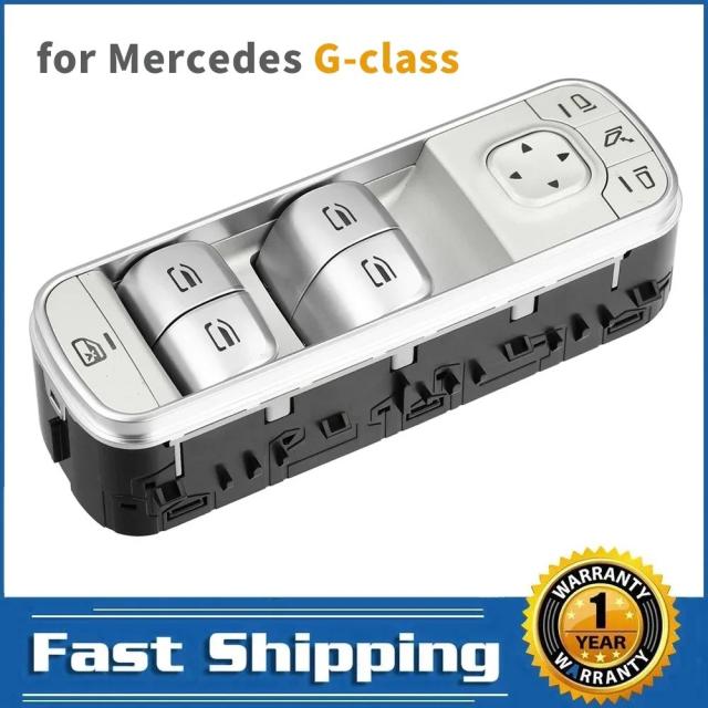 A1679054501 パワーウィンドウスイッチ メルセデスベンツ W167 W463 G350 GLS600 GLE450 G63 GLE53 AMG 2019-2023 年 ドライバー側スイッチ 輸入品