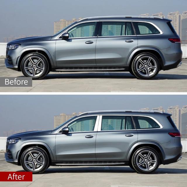 メルセデスGLS X167 GLE W167 GLB X247 EQB用 窓ピラートリム クリティカルトリム 純正 新GLS450/AMG580 500e AMG アクセサリー 輸入品