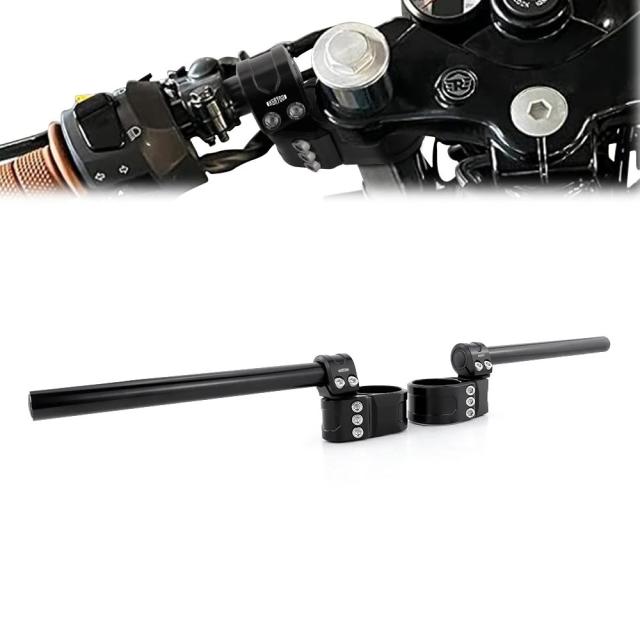 ヤマハ XSR900 YZF750R YZF750SP YZF-R6 YZF-R1 R1 用 50mm 調整可能 CNC クリップオンハンドルバー フォークリザー 輸入品