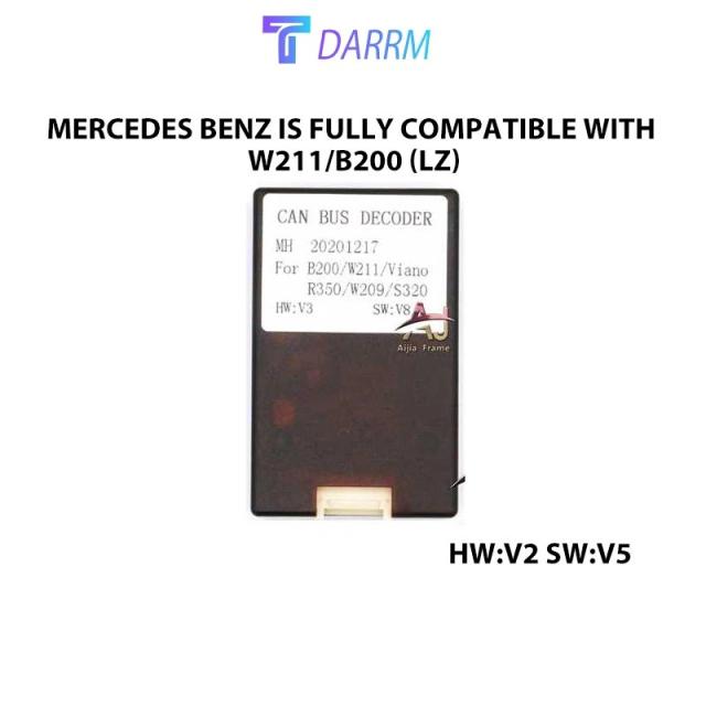 CANバスアダプターデコーダー、カーパーツ、メルセデス・ベンツ 08-11 Cクラス/W211/B200 (LZ)/スマート/ 2012-2018 GLK、カーレディオ CANバスボックス 輸入品_9