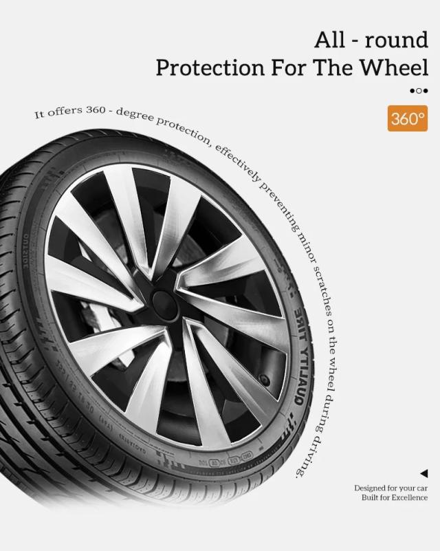 テスラモデルYジュニパー 2025-2026 19インチ 専用 ホイールカバー 4枚セット フルリム ハブキャップ 自動車ホイールカバー 輸入品
