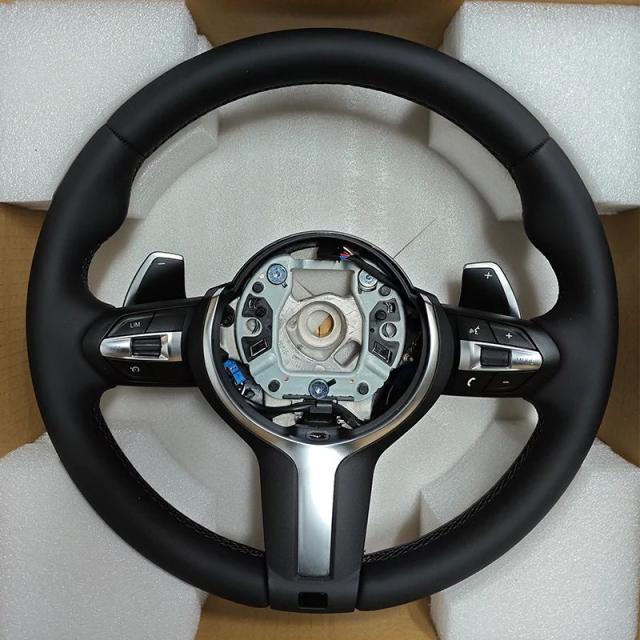 ワイドパドル Mスポーツ ヴォランテ レクラッド ステアリングホイール BMW F10 F30 F20 F21 F22 F23 F31 F32 F33 F34 F36 F15 F16 F25 F26 F11 F06 対応 輸入品