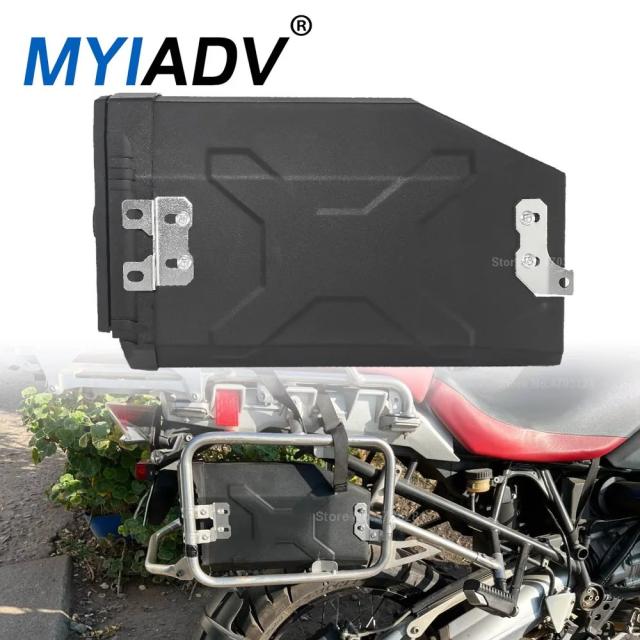 BMW R1200GS / R1200GSアドベンチャー (2004-2012年) 用 デコラティブプラスチックツールボックス 5L 右側ブラケット付き 輸入品